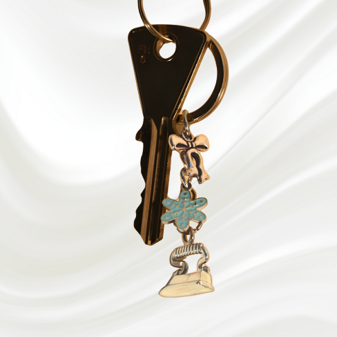 Porte-clefs Noël Flocon